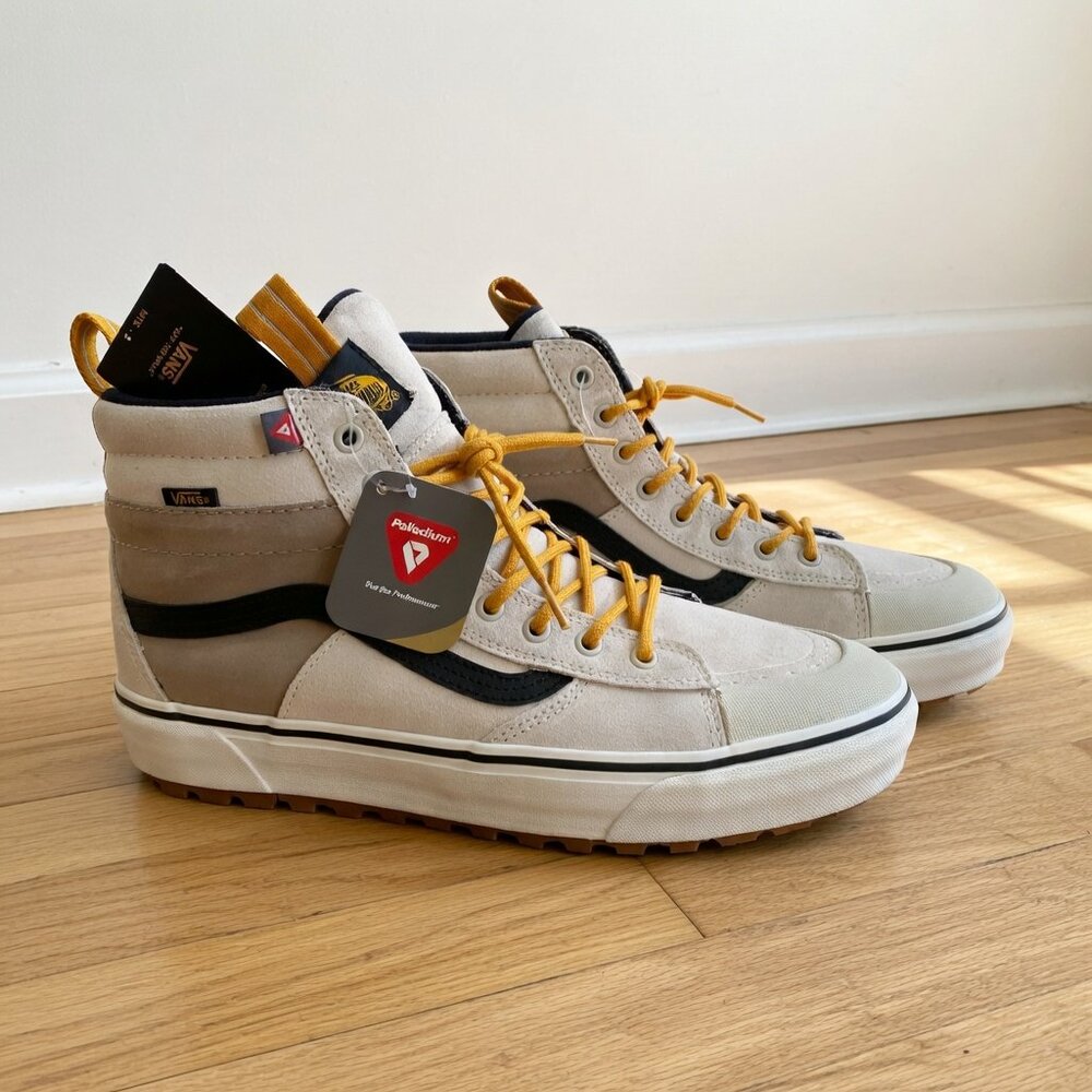 Vans SK8-HI MTE-2 Beige Black High-Top Sneakers Women's Size 9.5 New